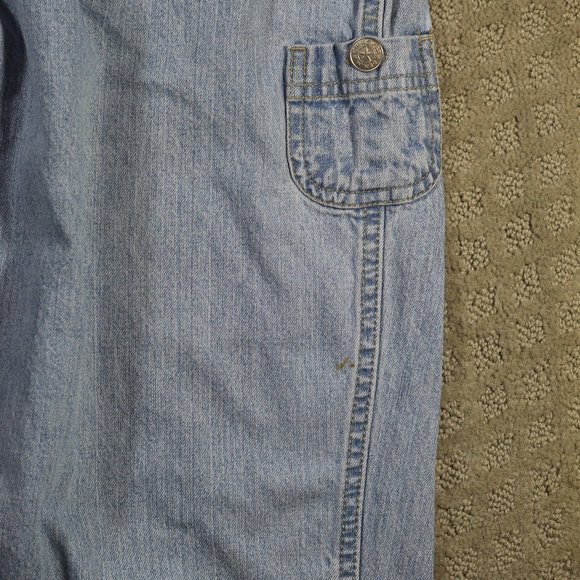 Cherokee Light Blue Denim Overalls - Picture 6 of 6